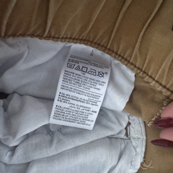 Old Navy Brown Modern Jogger Pants size LARGE MEN’S - Picture 6 of 7